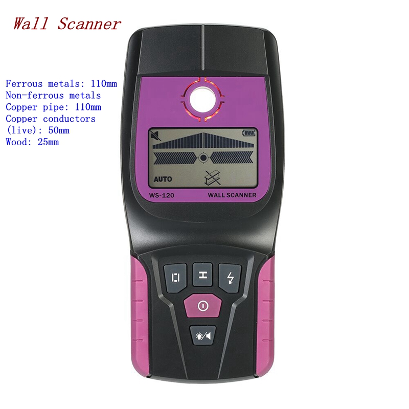 Water Leak Detector Wired - WS120 Wall Scanner Multifunctional Wall Detector