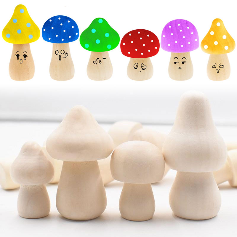 5PCS Mini Unfinished Wooden Mu - Diy Automation Projects 评论和价格