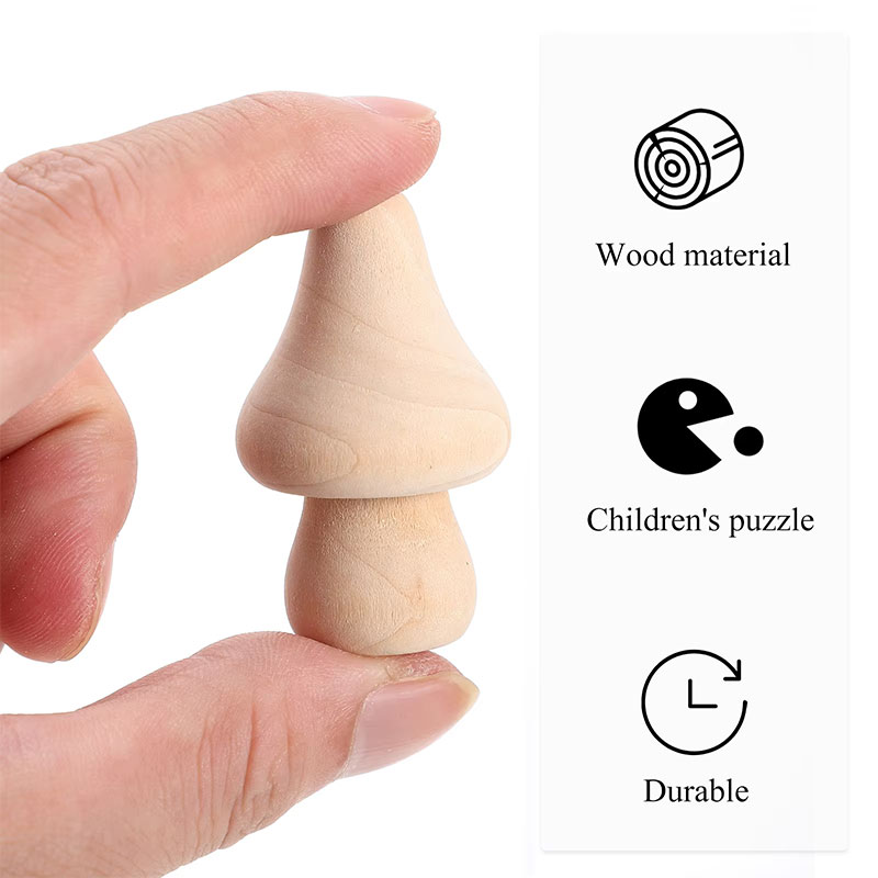 5PCS Mini Unfinished Wooden Mu - Diy Automation Projects 评论和价格